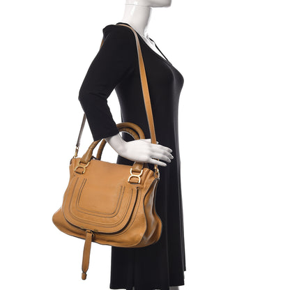 Chloe Calfskin Medium Marcie Satchel Curry Yellow 2 of 11