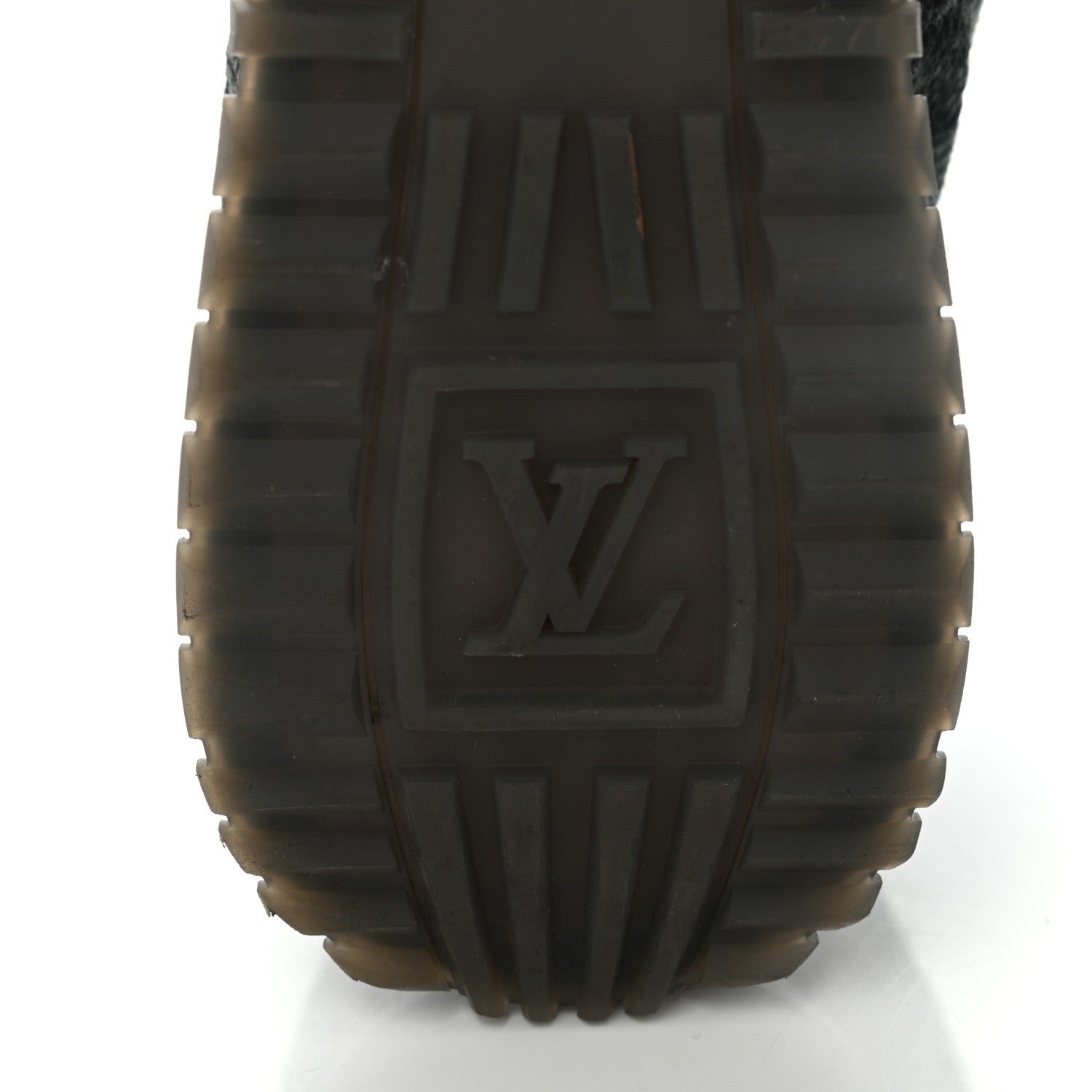 Louis Vuitton Calfskin Damier Run Away Sneakers 9.5 Graphite 9 of 12