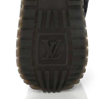 Louis Vuitton Calfskin Damier Run Away Sneakers 9.5 Graphite 9 of 12