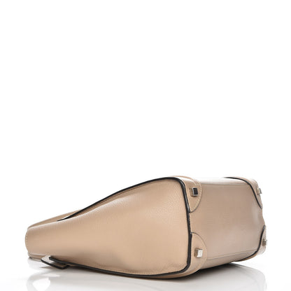 Celine Drummed Calfskin Micro Luggage Dune 5 of 10