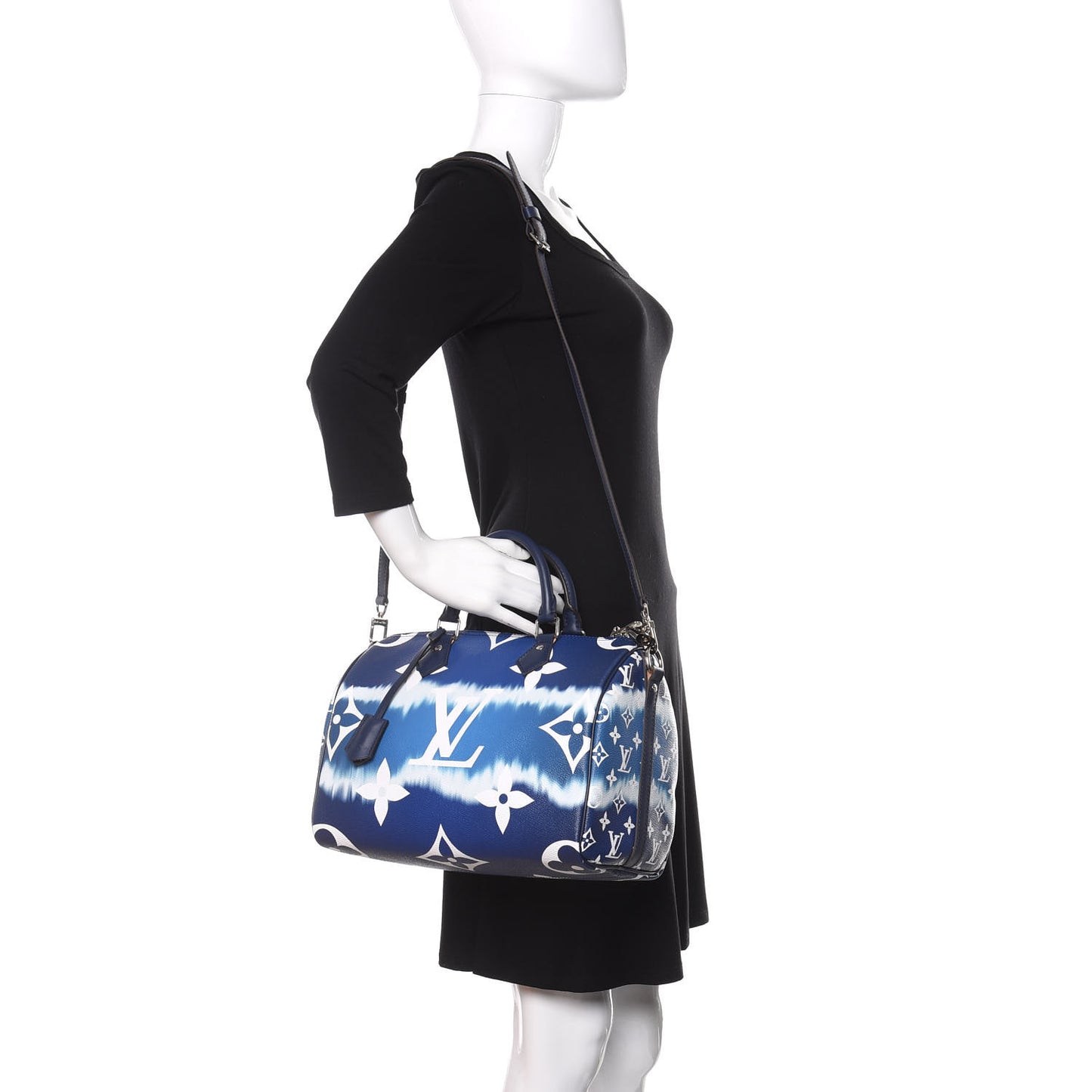 Monogram Escale Speedy Bandouliere 30 Blue