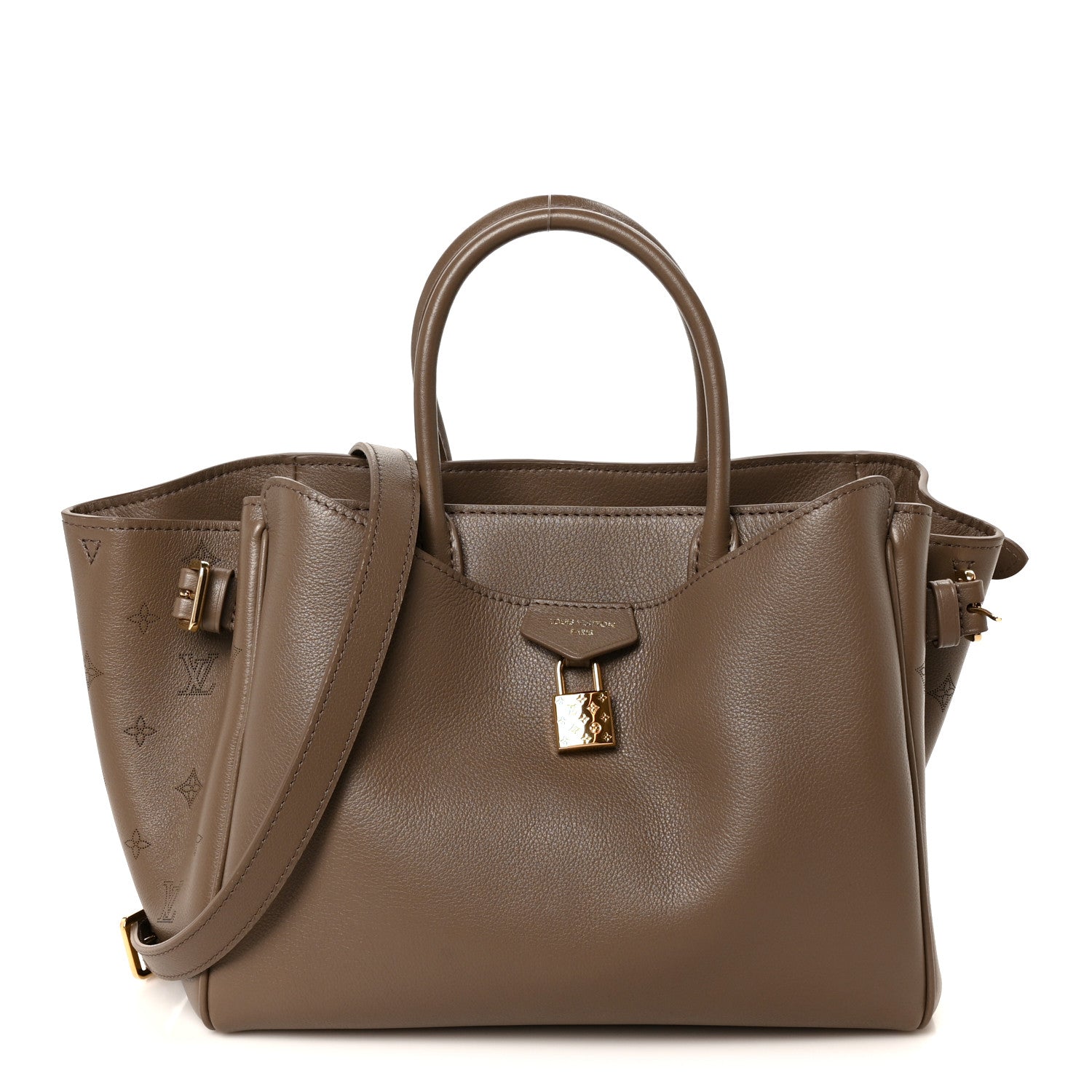 Louis Vuitton Calfskin Vendome MM Taupe 1 of 9