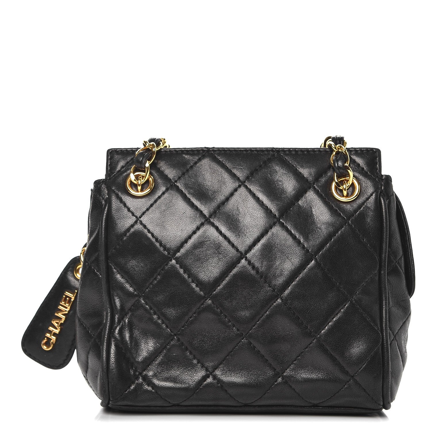 Chanel Lambskin Quilted Small Shoulder Bag Black 1 of 8