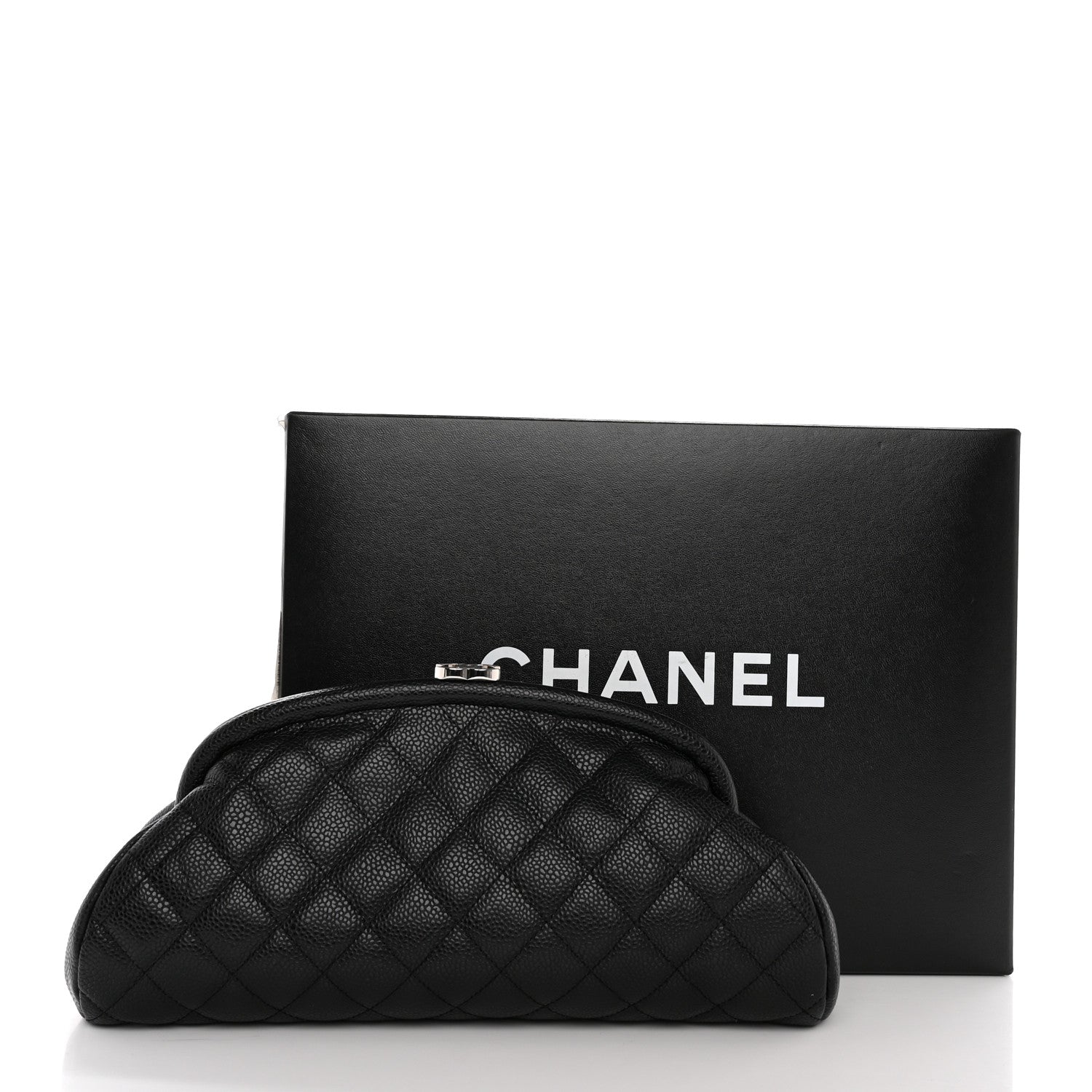 Chanel Caviar Quilted Timeless Clutch Black 8 of 8