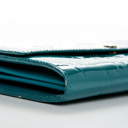 Louis Vuitton Vernis Sarah Wallet Blue Galactic 5 of 8