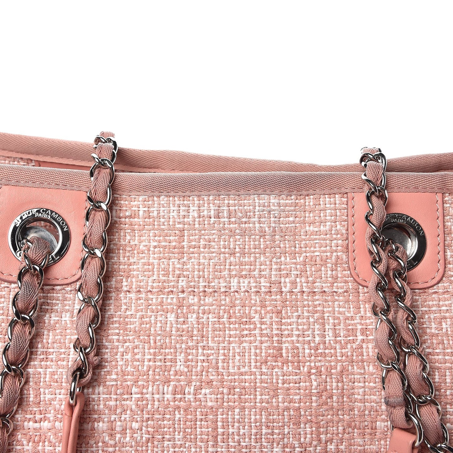 Canvas Deauville Small Tote Pink