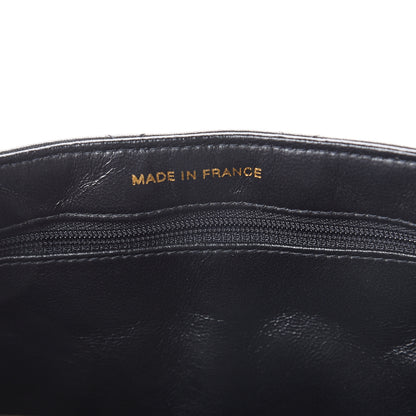 Chanel Lambskin Quilted Jumbo Double Sided Flap Black 7 of 10