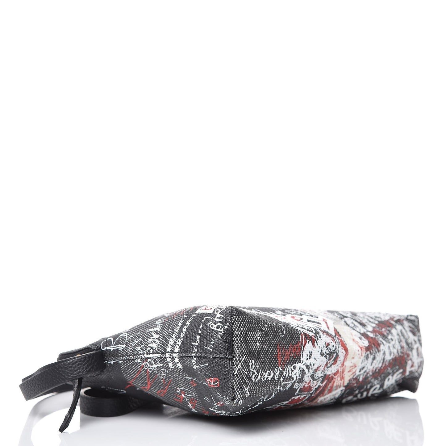 Coated Canvas Mega Check Sketchbook Doodle Pouch Black
