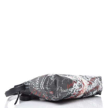 Burberry Coated Canvas Mega Check Sketchbook Doodle Pouch Black 3 of 8