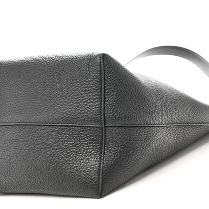 The Row Grained Calfskin Medium N/S Park Tote Black 9 of 9