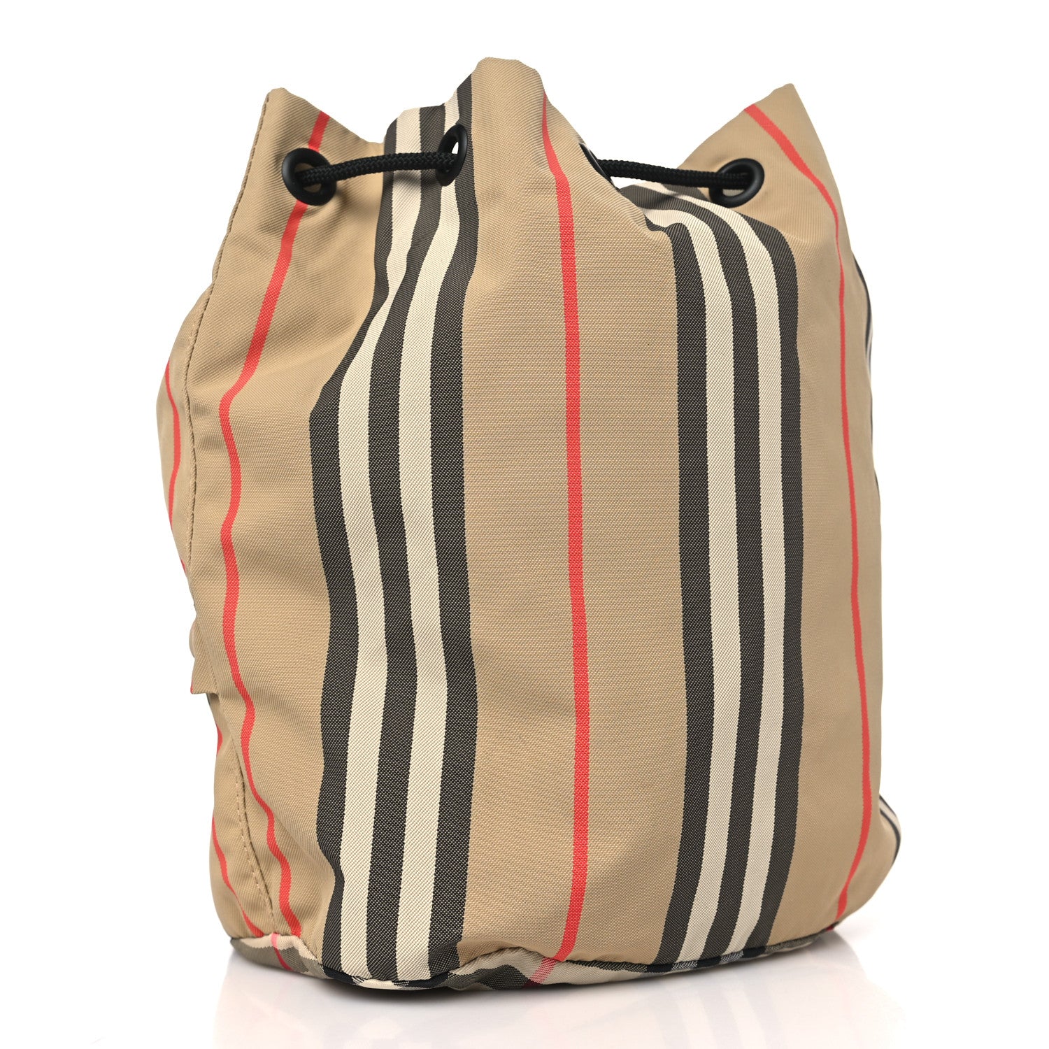 Burberry Econyl Icon Stripe Phoebe Drawcord Pouch Archive Beige 3 of 8
