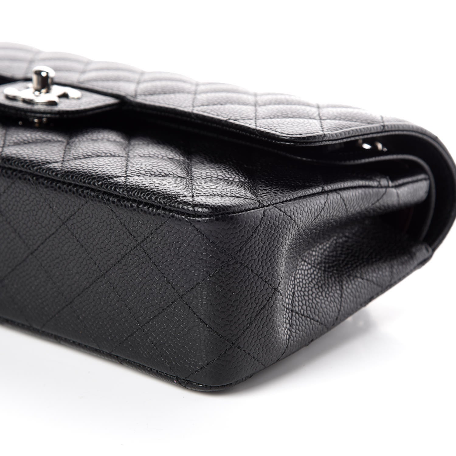 Chanel Caviar Quilted Medium Double Flap Black 6 of 10