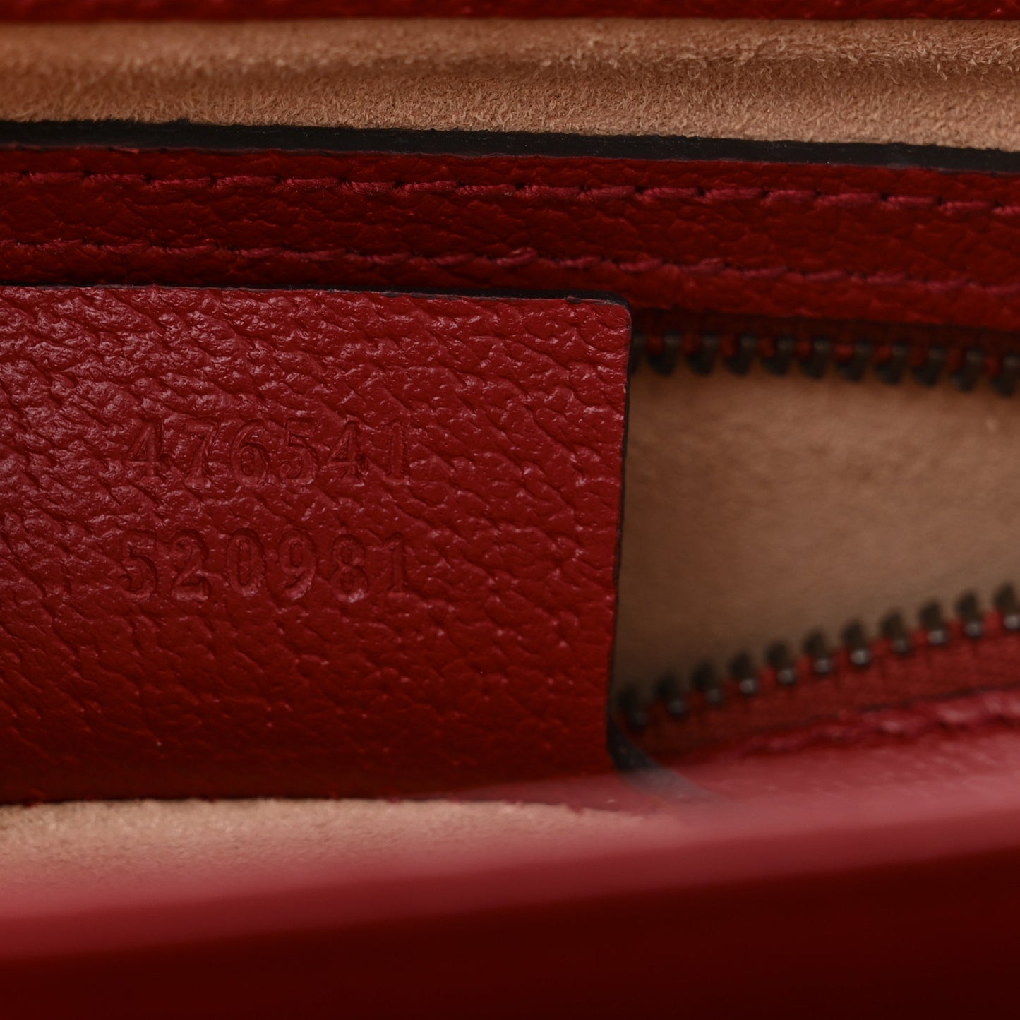 GG Supreme Monogram Small Queen Margaret Top Handle Bag Red