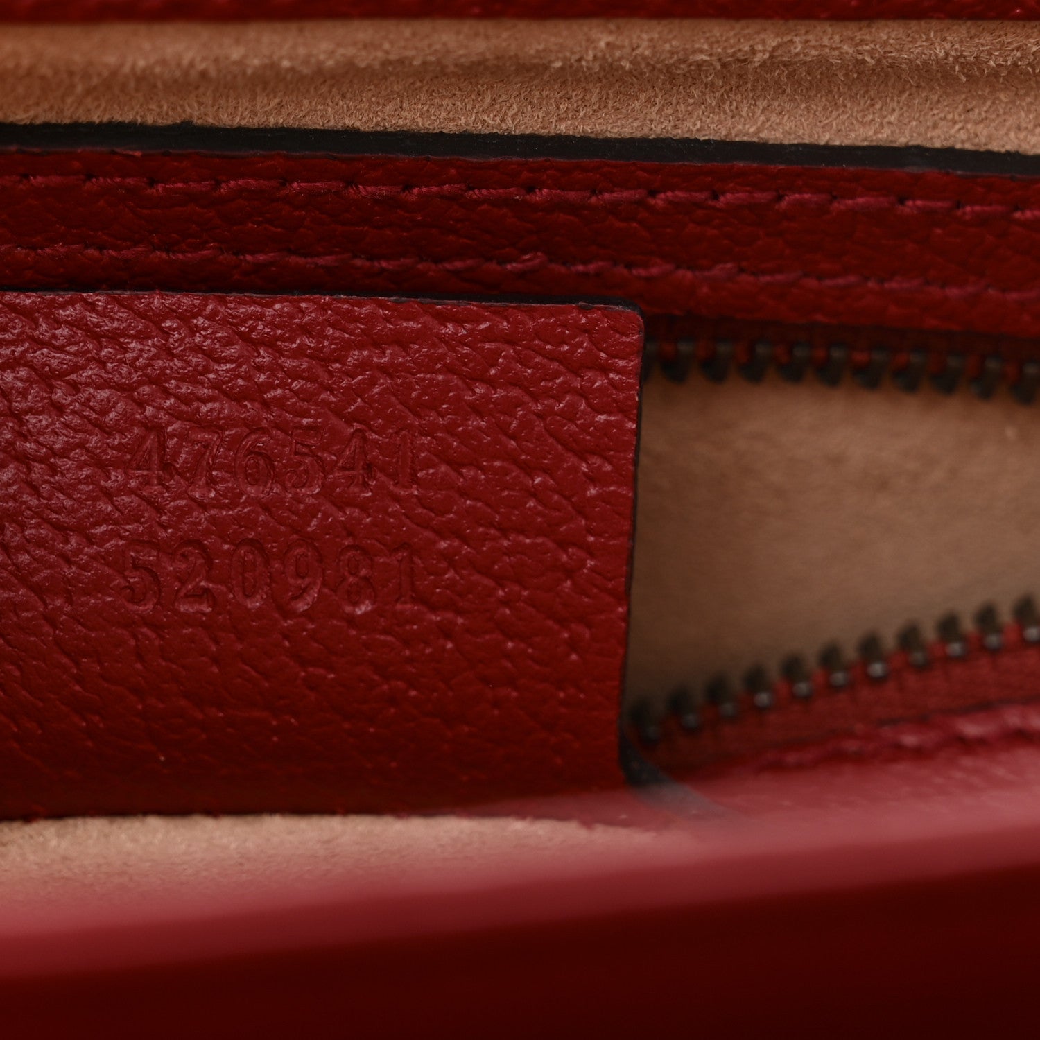 Gucci GG Supreme Monogram Small Queen Margaret Top Handle Bag Red 7 of 10