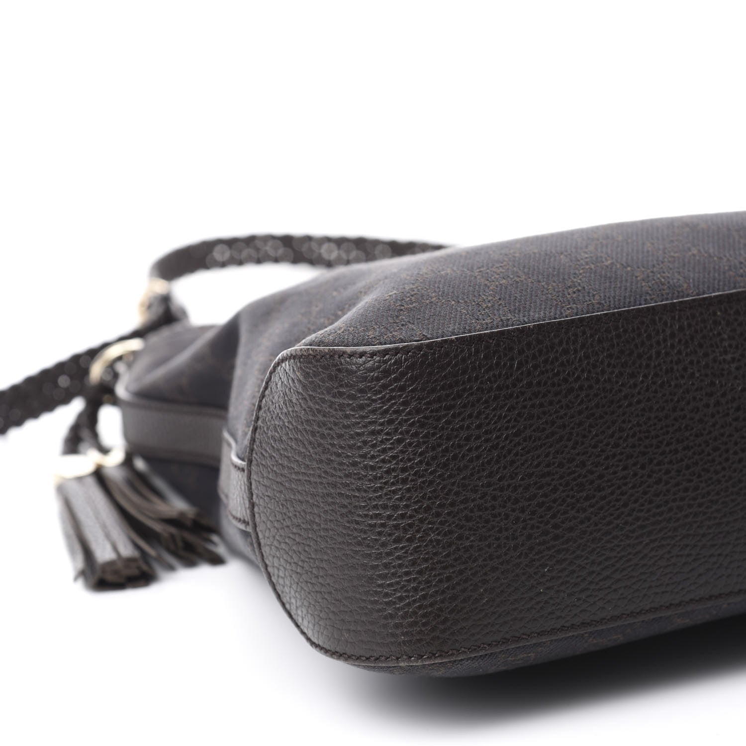 Gucci Monogram Medium Marrakech Hobo Dark Brown 6 of 15
