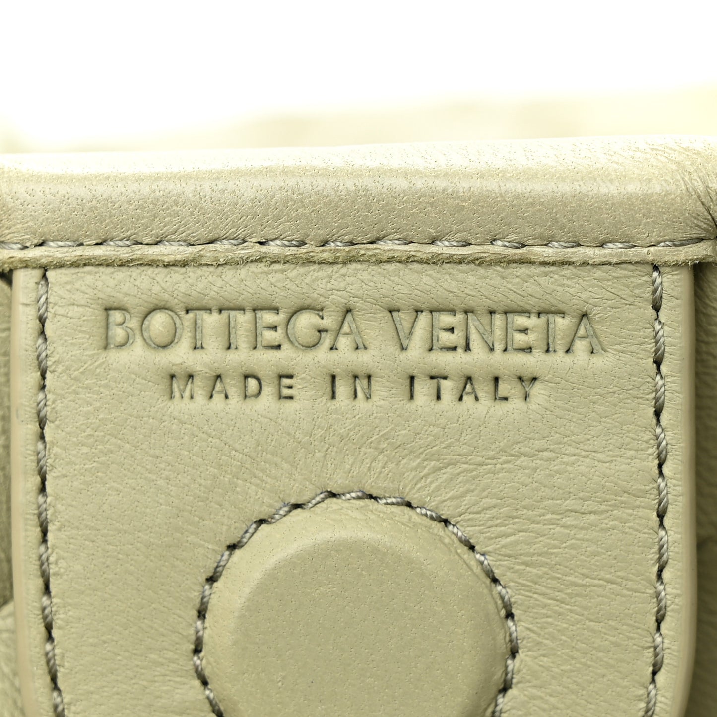 Nappa Intrecciato Medium Sardine Bag Travertine