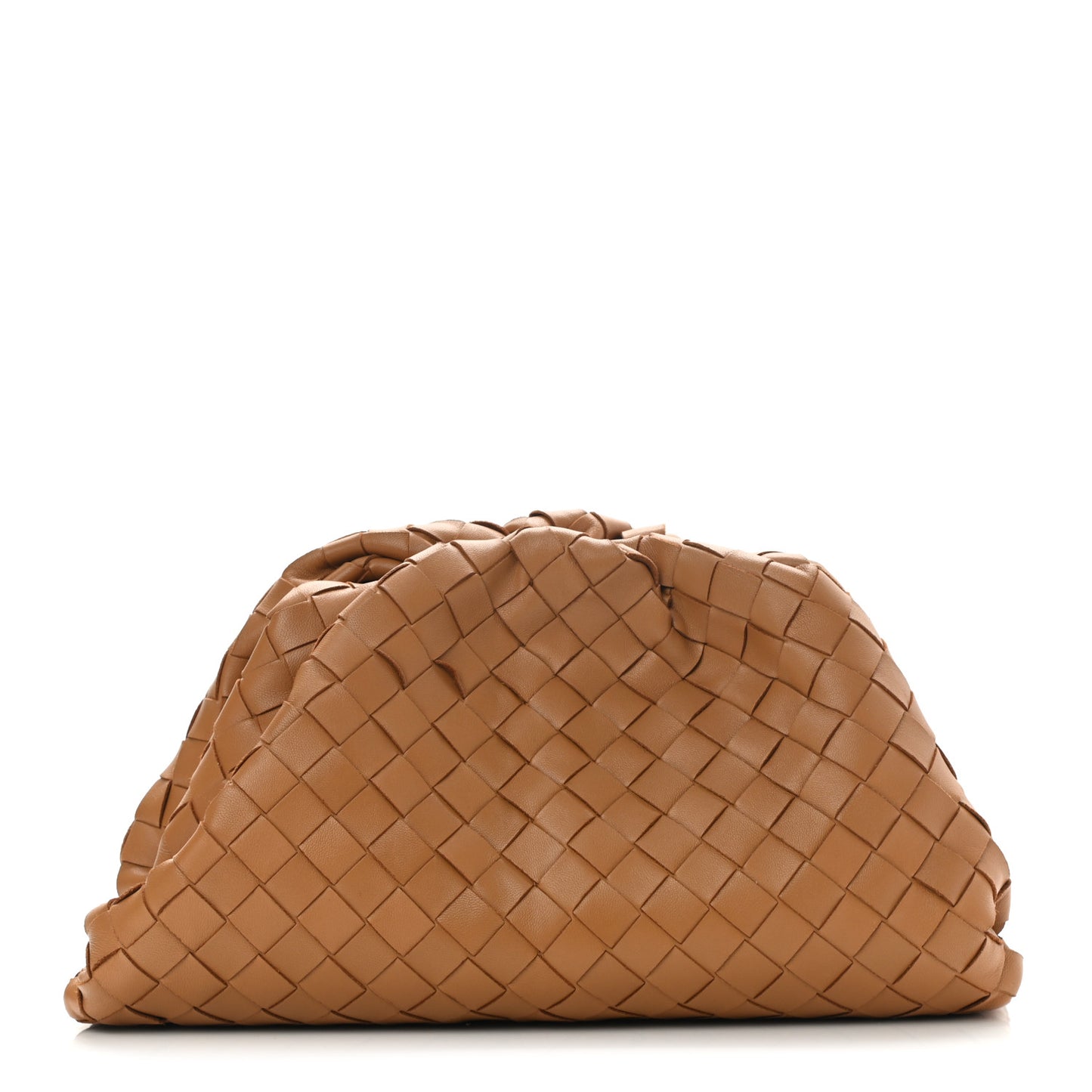 Nappa Intrecciato Teen Pouch Caramel
