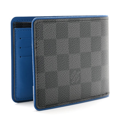 Louis Vuitton Damier Graphite Slender Wallet Blue 5 of 7