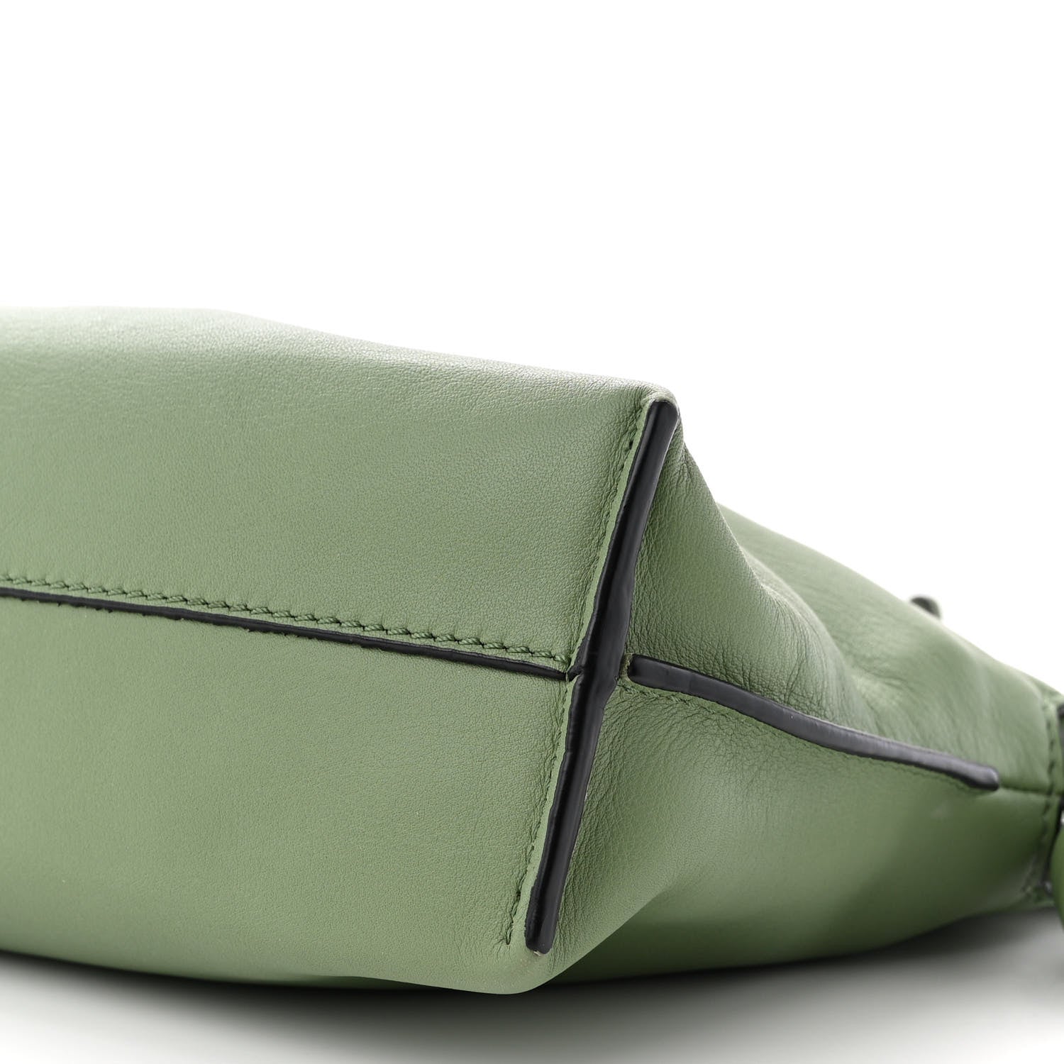Loewe Calfskin Mini Flamenco Knot Bag Avocado 9 of 10