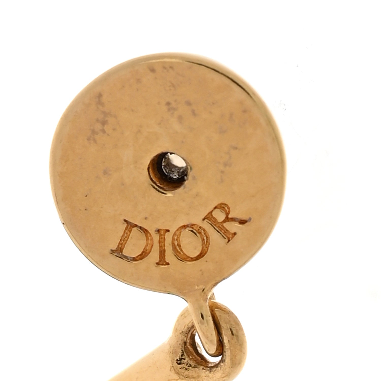 Christian Dior Pearl My ABCDior L Tribale Earring Gold 4 of 4