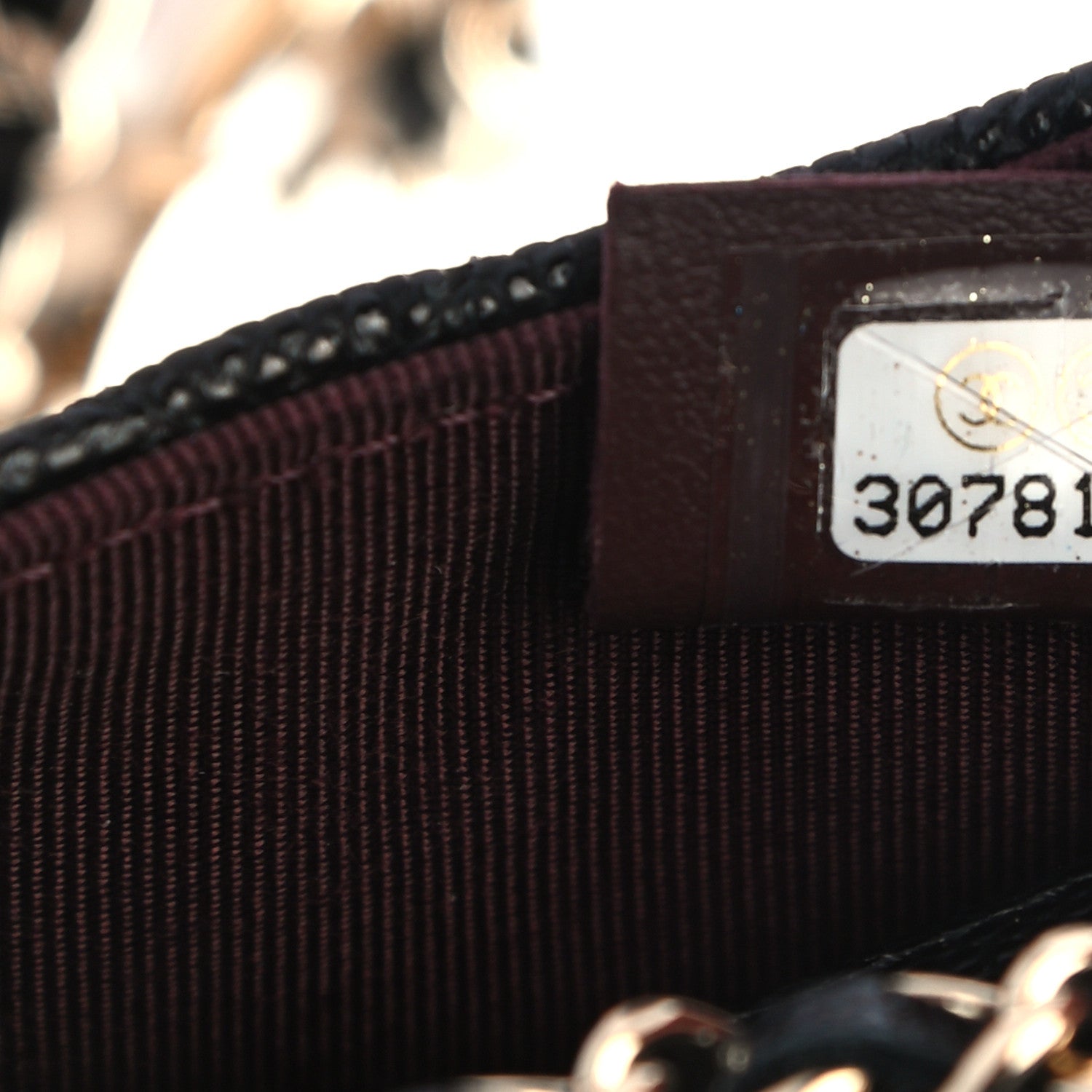 Chanel Caviar Quilted Mini Chain Belt Bag Black 8 of 9