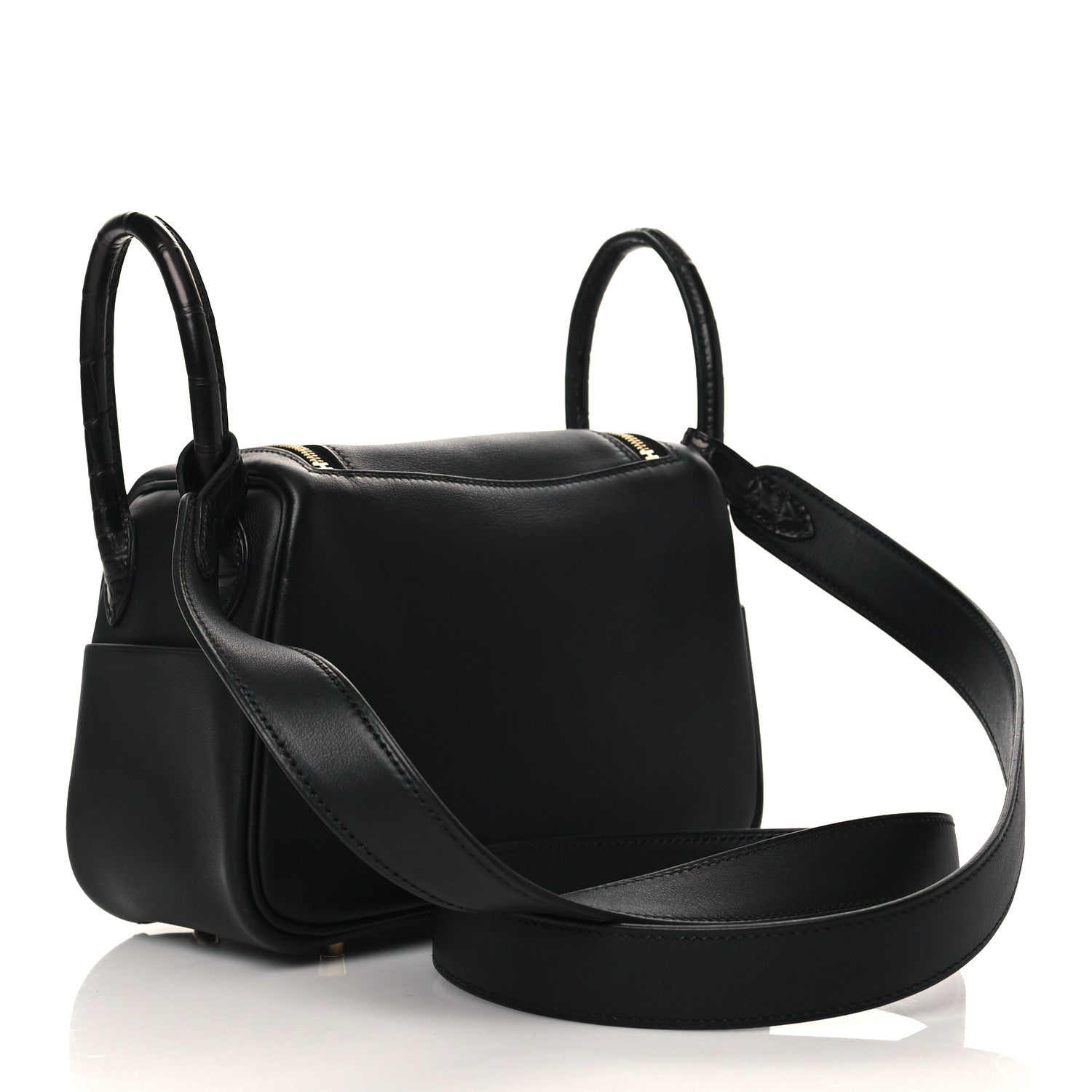 Hermes Swift Matte Alligator Mini Touch Lindy 20 Black 3 of 11