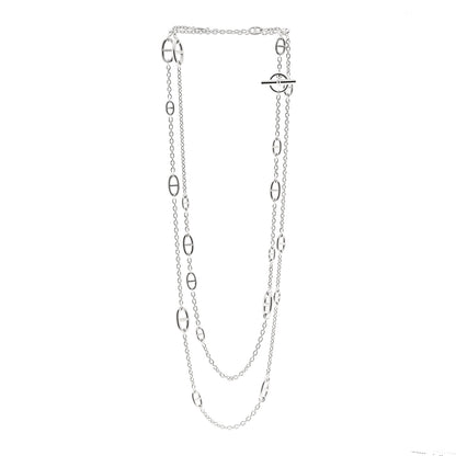 Hermes Sterling Silver Farandole Necklace 160 3 of 6