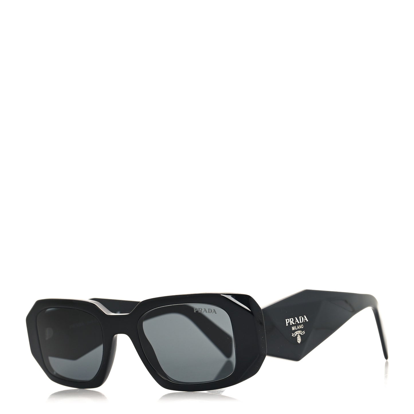Acetate Symbole Sunglasses SPR 17W Black