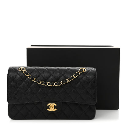 Chanel Caviar Quilted Medium Double Flap Black 11 of 11