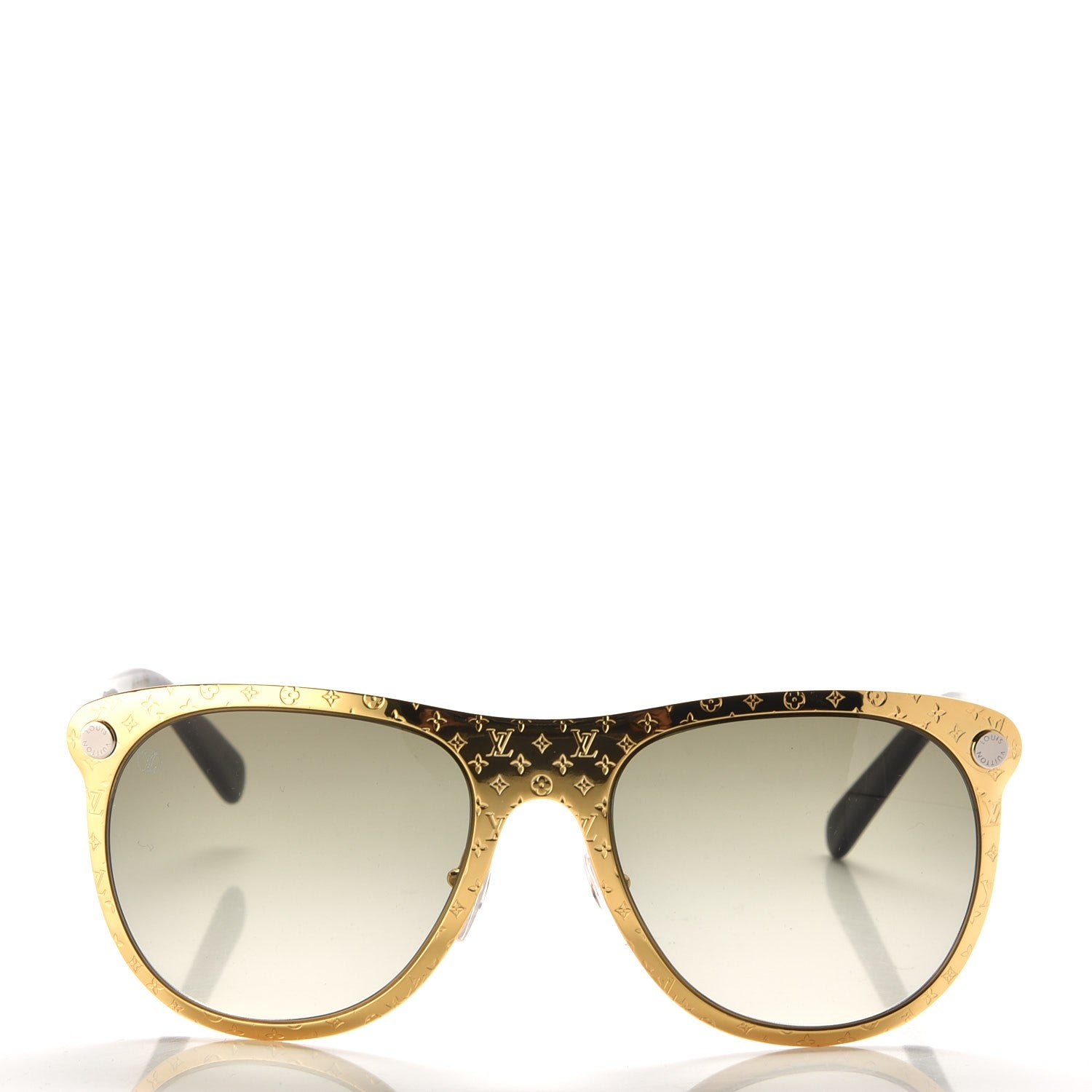 Louis Vuitton Vertigo Z0892U Sunglasses Gold 2 of 8