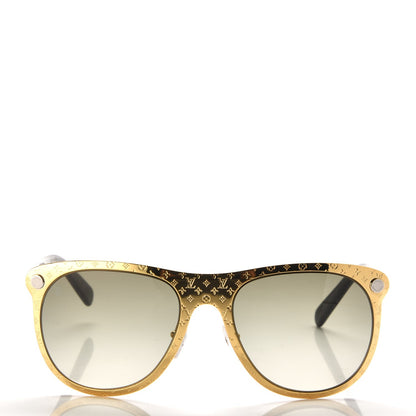 Louis Vuitton Vertigo Z0892U Sunglasses Gold 2 of 8