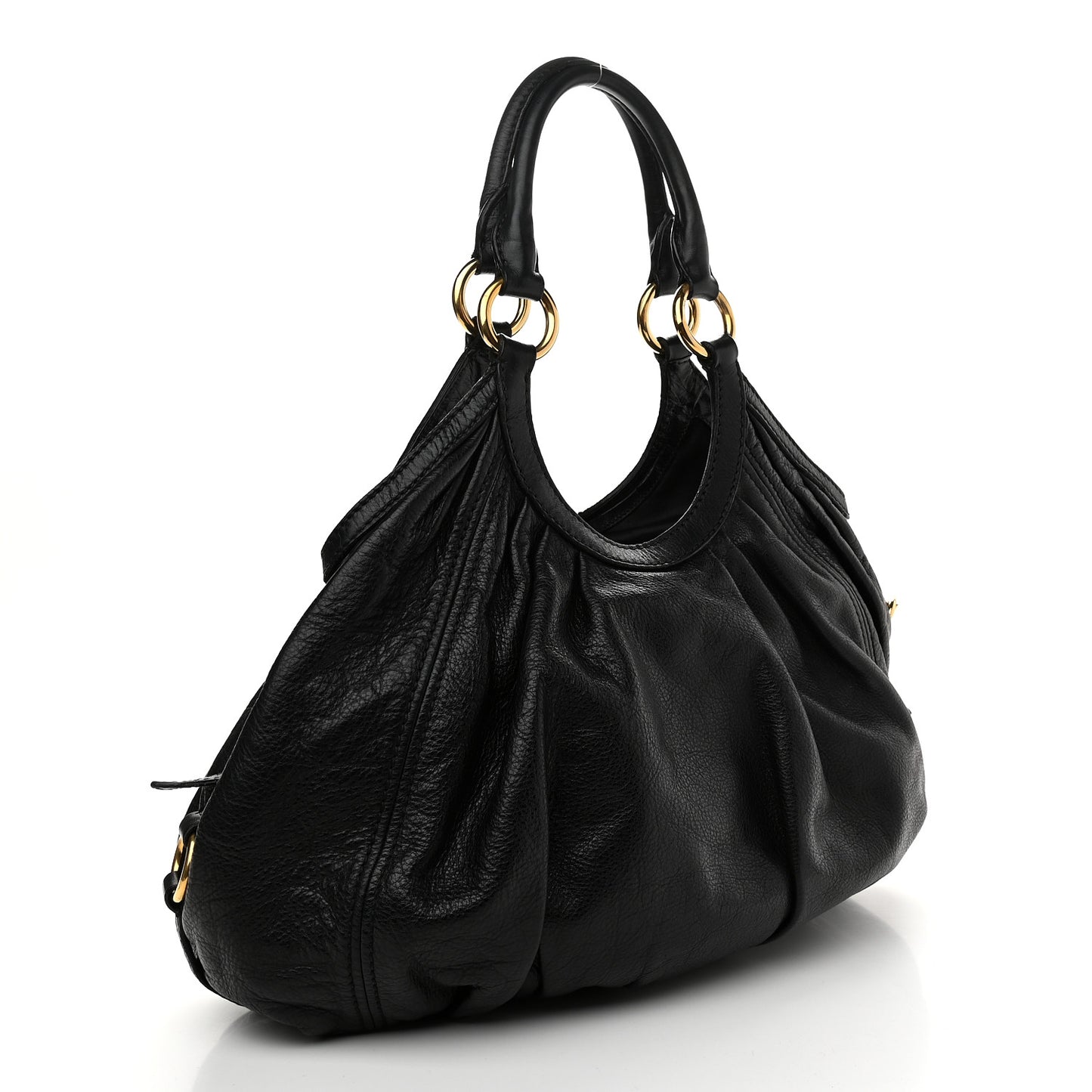 Vitello Daino Hobo Black