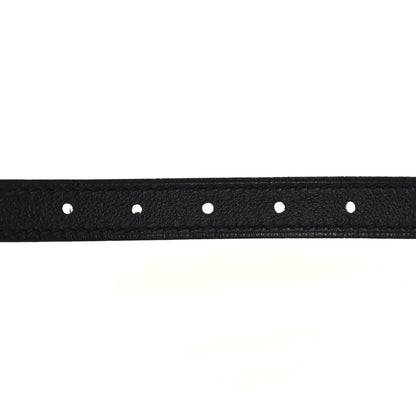 Hermes Swift Epsom 13mm Mini Laquee Reversible Belt 85 34 Etoupe Black 3 of 6