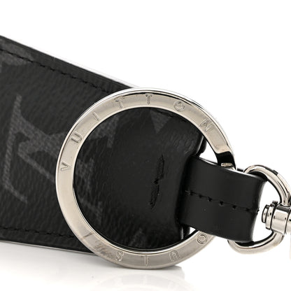 Louis Vuitton Monogram Eclipse Clochette Bag Charm Key Holder 3 of 4