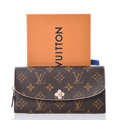 Louis Vuitton Monogram Bloom Flower Emilie Wallet 9 of 9