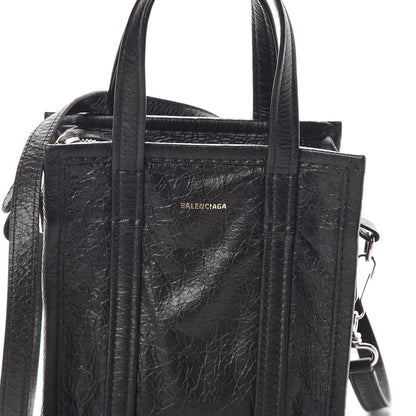 Balenciaga Agneau XXS Bazar Shopper Tote Black 7 of 9