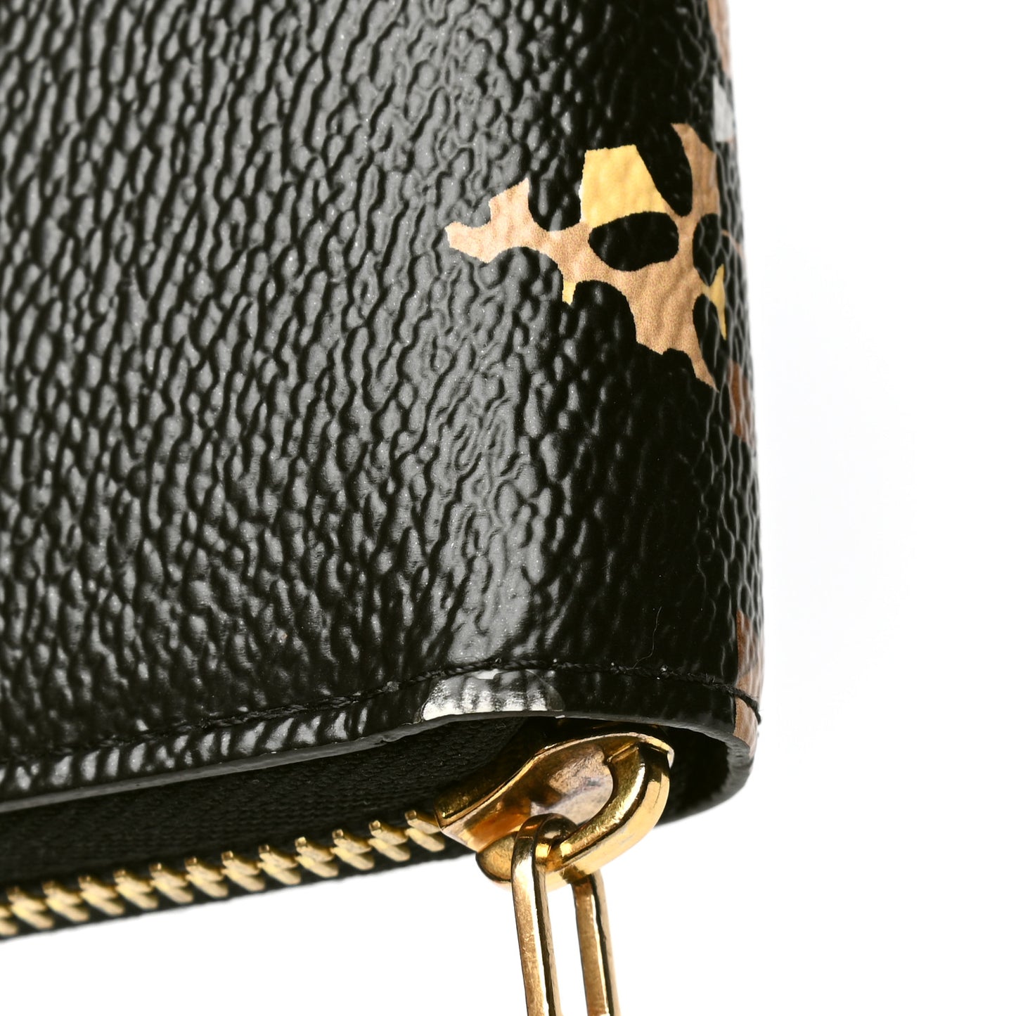 Monogram Giant Jungle Zippy Wallet Black