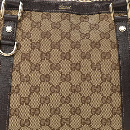Gucci Monogram Medium Abbey Tote Dark Brown 8 of 10
