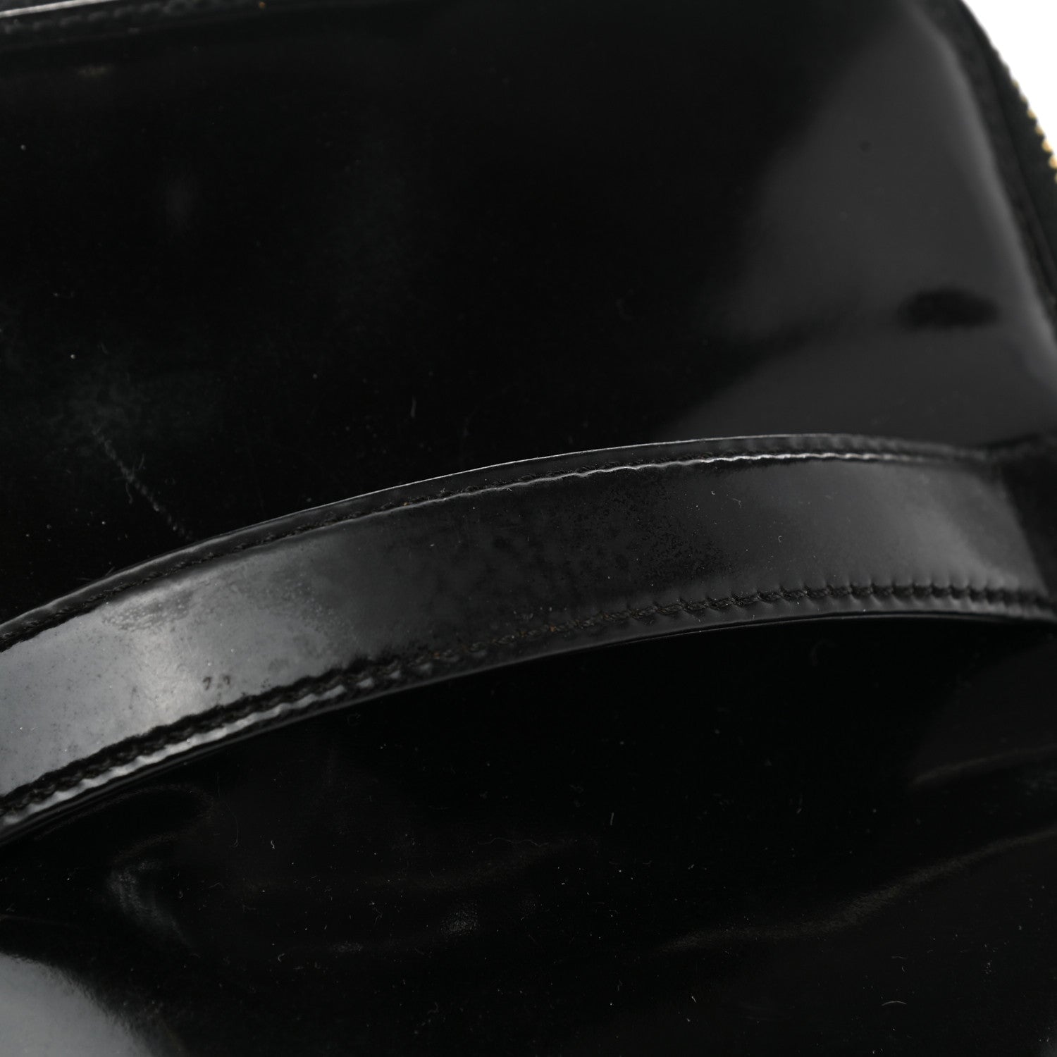 Chanel Patent Vanity Cosmetic Case Black 9 of 12