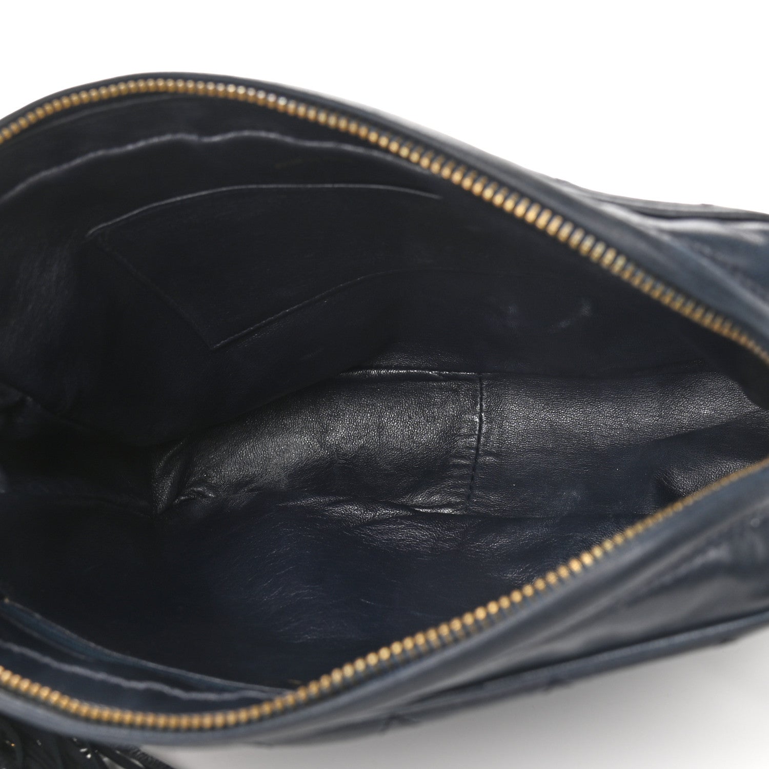 Chanel Lambskin Quilted CC Tassel Camera Case Navy 5 of 16