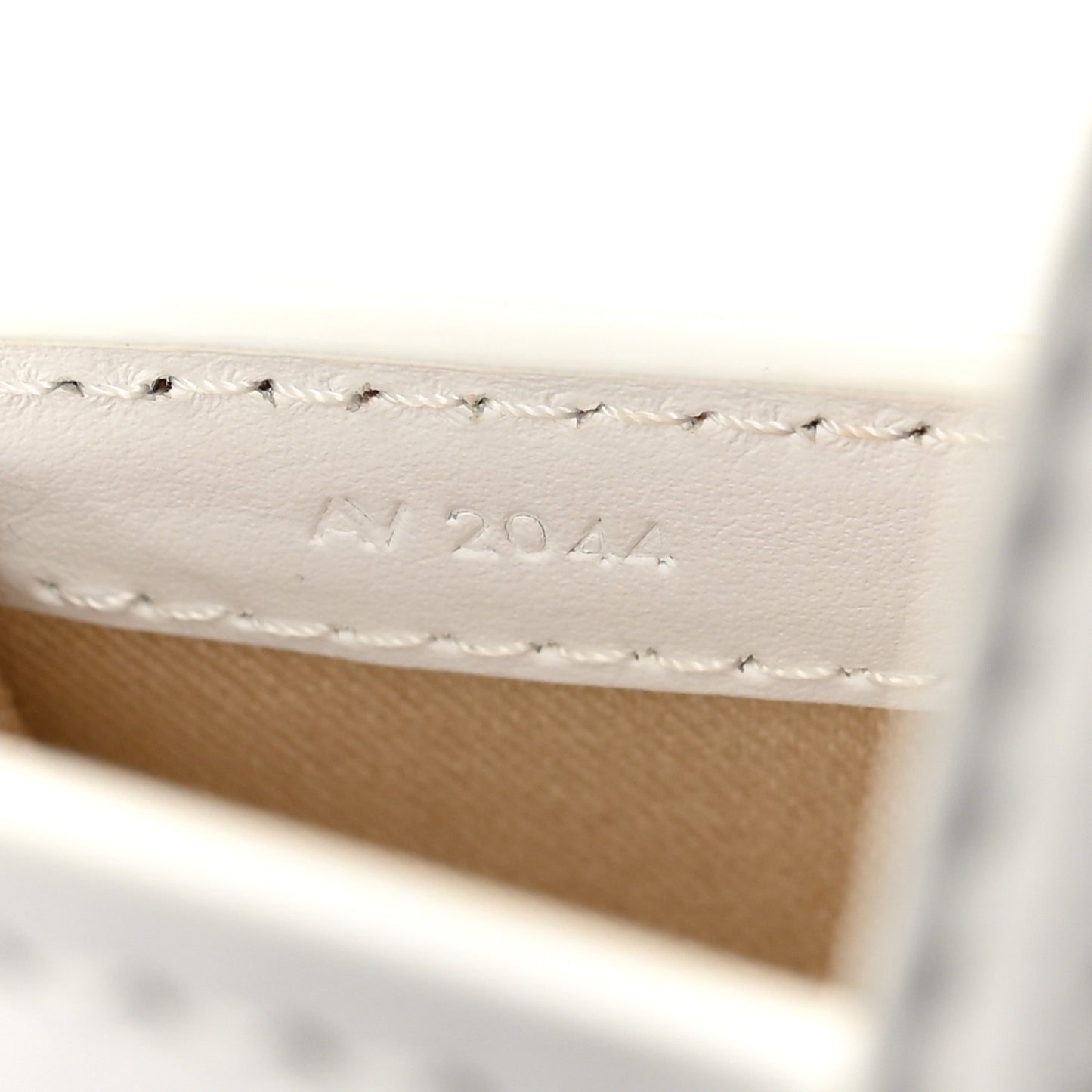 Smooth Calfskin Le Bambino White
