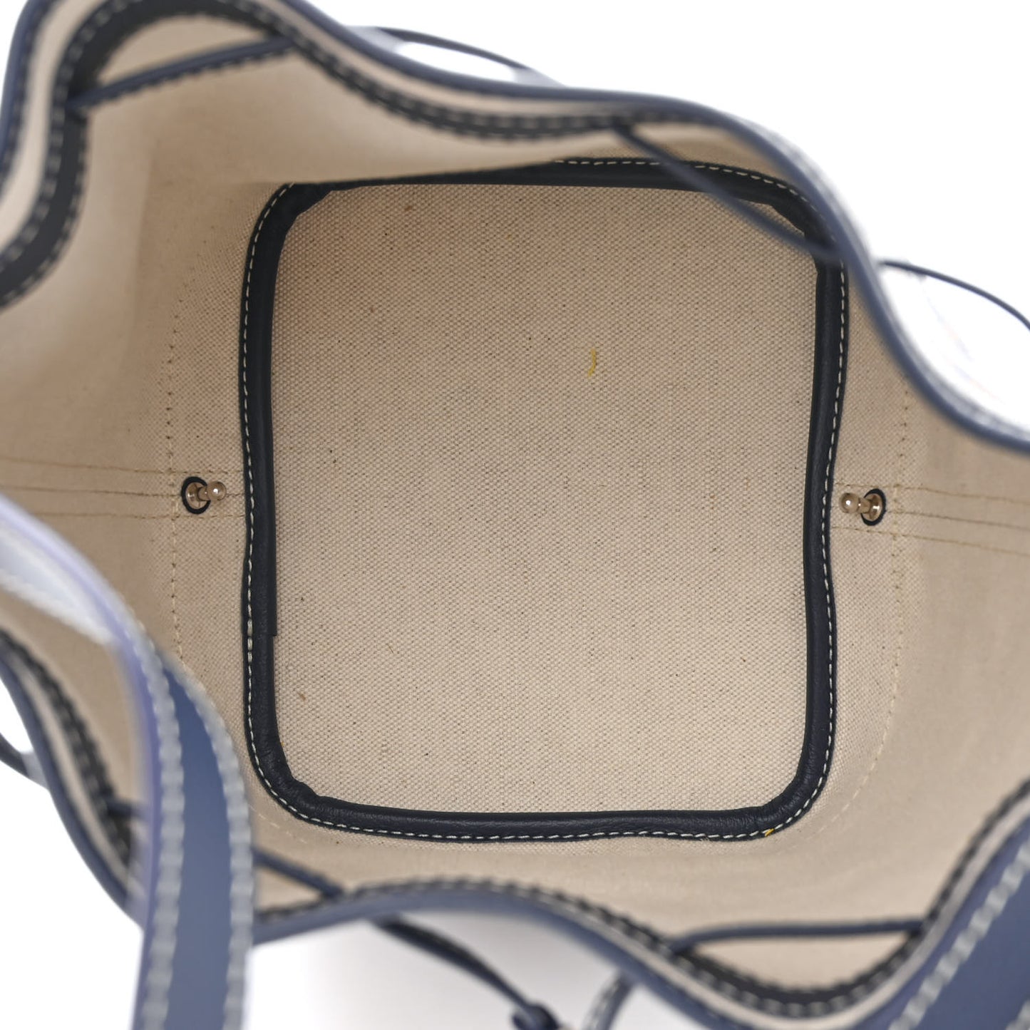 Goyardine Petit Flot Bucket Bag PM Navy