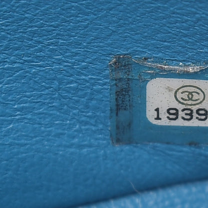 Chanel Patent Quilted Mini Rectangular Flap Turquoise 7 of 11