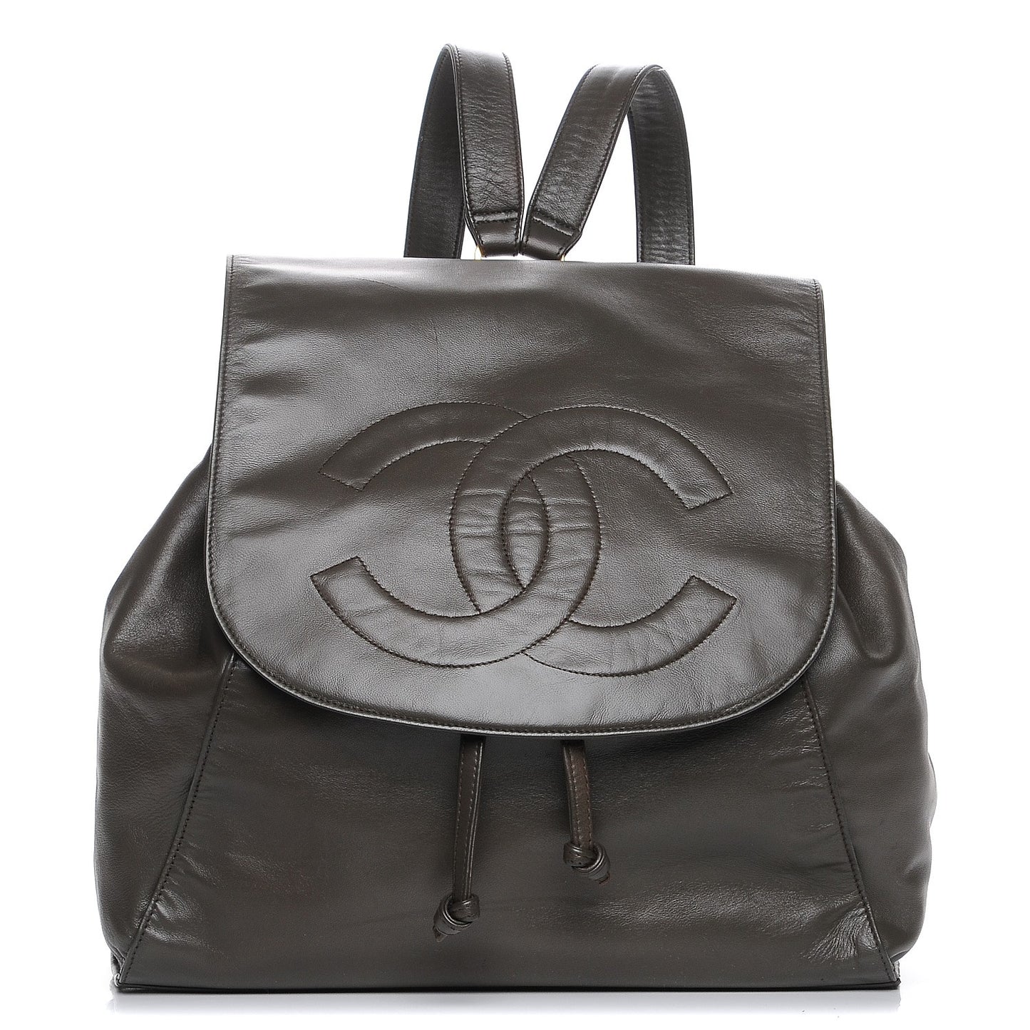 Lambskin CC Backpack Khaki