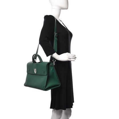 Christian Dior Bullcalf Large Diorever Flap Green 2 of 13