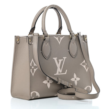 Louis Vuitton Empreinte Monogram Giant Onthego PM Tourterelle Creme 3 of 10