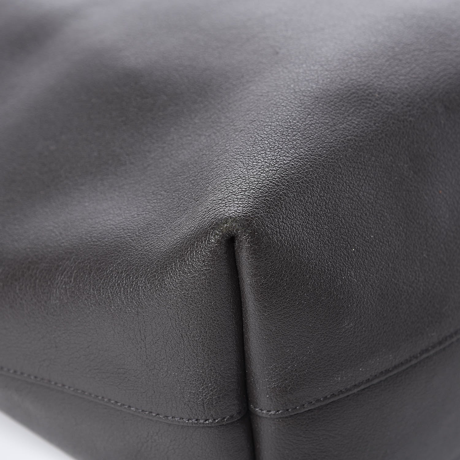 Saint Laurent Calfskin Large Shopping Tote Dark Grey 17 of 21