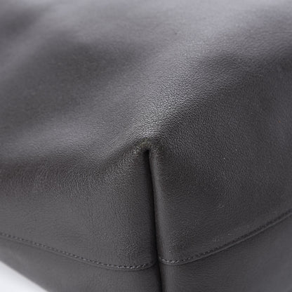 Saint Laurent Calfskin Large Shopping Tote Dark Grey 17 of 21