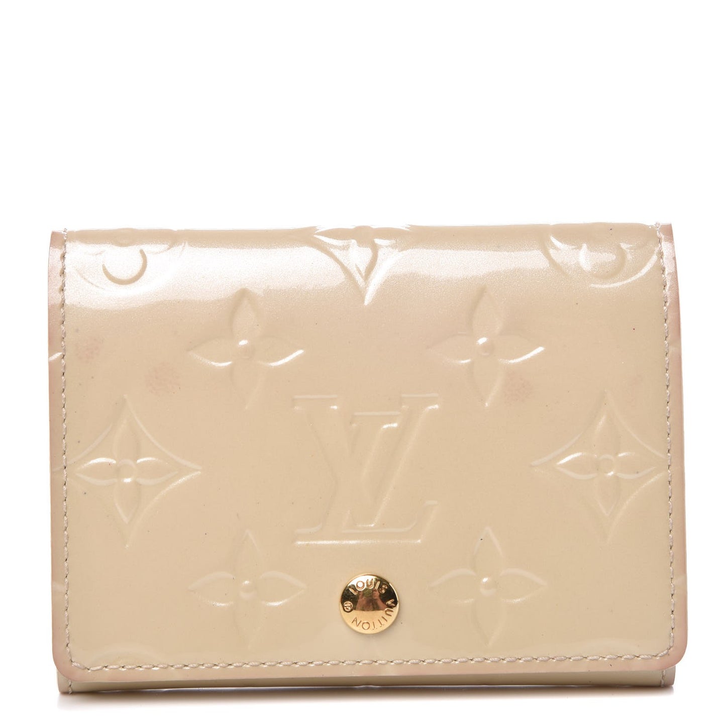 Vernis Business Card Holder Blanc Corail