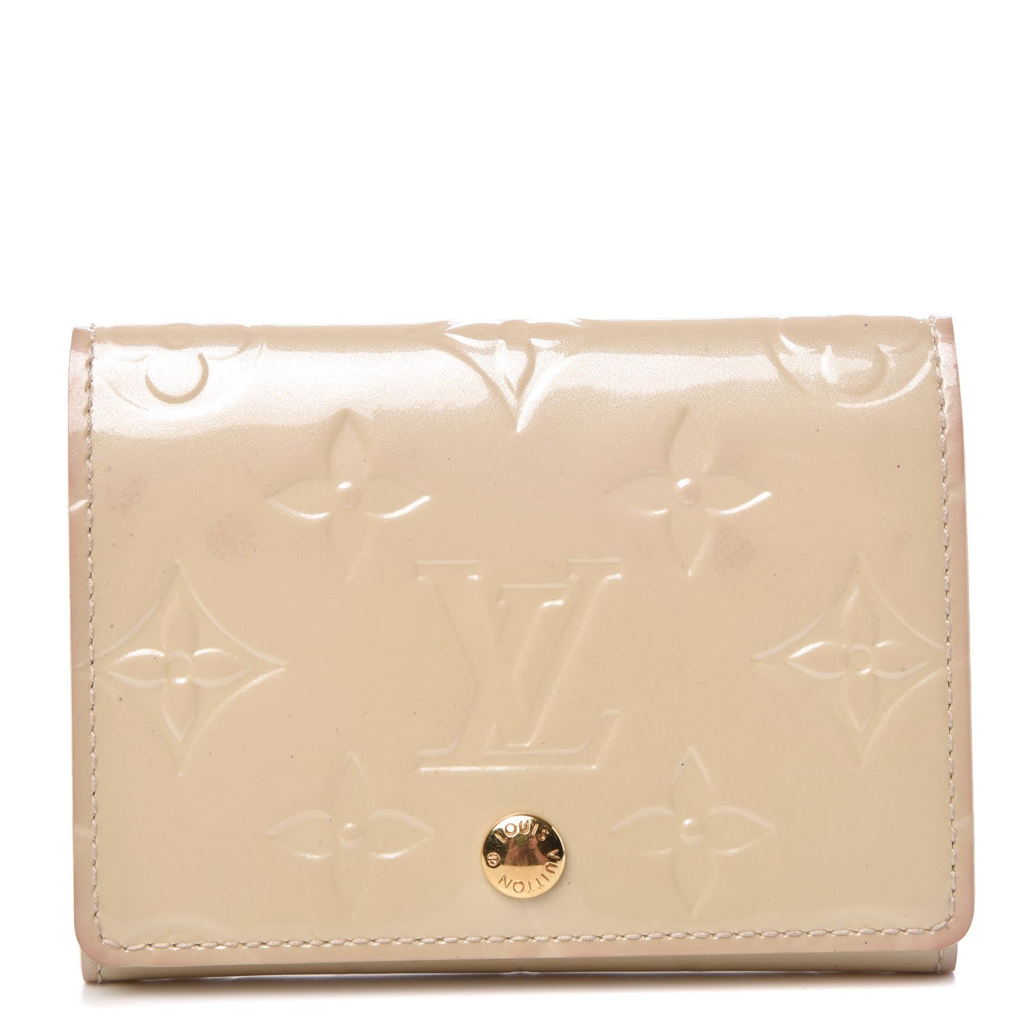 Louis Vuitton Vernis Business Card Holder Blanc Corail 1 of 17